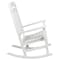 Flash Furniture Winston All-Weather Rocking Chair in White Faux Wood, PK2 2-JJ-C14703-WH-GG - alternate 2